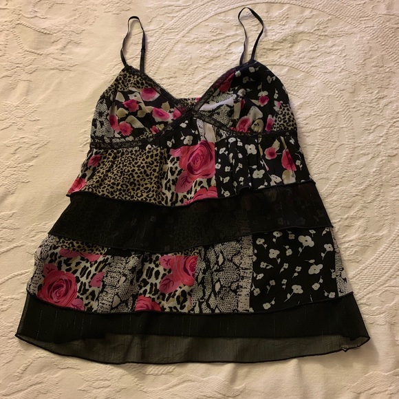 Express Layered Ruffle Cami - Picture 2 of 7